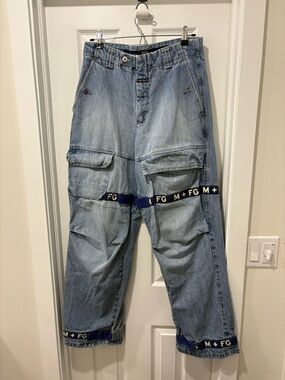 vintage marithe francois girbaud jeans mens 32 Baggy Denim Hip Hop Y2K